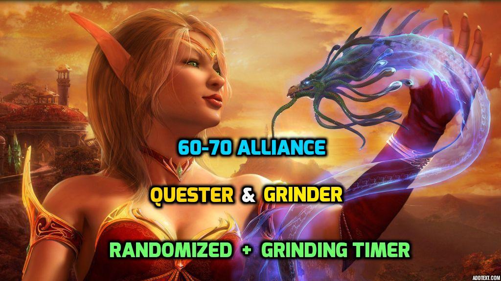 More information about "[PAID] 60-70 (1-60 Available) AFK Alliance (RANDOMIZED) Quester + some grinding  | 275+ Quests | Flight Paths | Grinding Timer (New!) | 1-13 Draenei Demo"