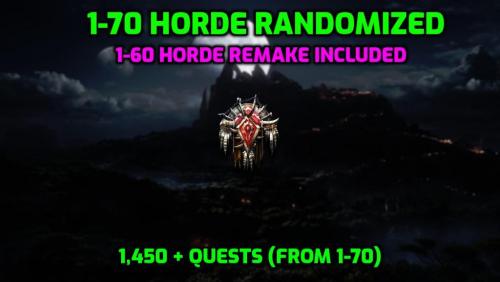 More information about "[PAID] 1-70  Horde (Advanced Remake) Randomized | 1,450+ Quests | Custom Quest Completion Checks | Profile Launcher | Forced Level Checks | ALL Class Quests | In-Game Tracker | 1-300 Skinning | All Mounts  | All Flight Paths | TBC + WOTLK Working"