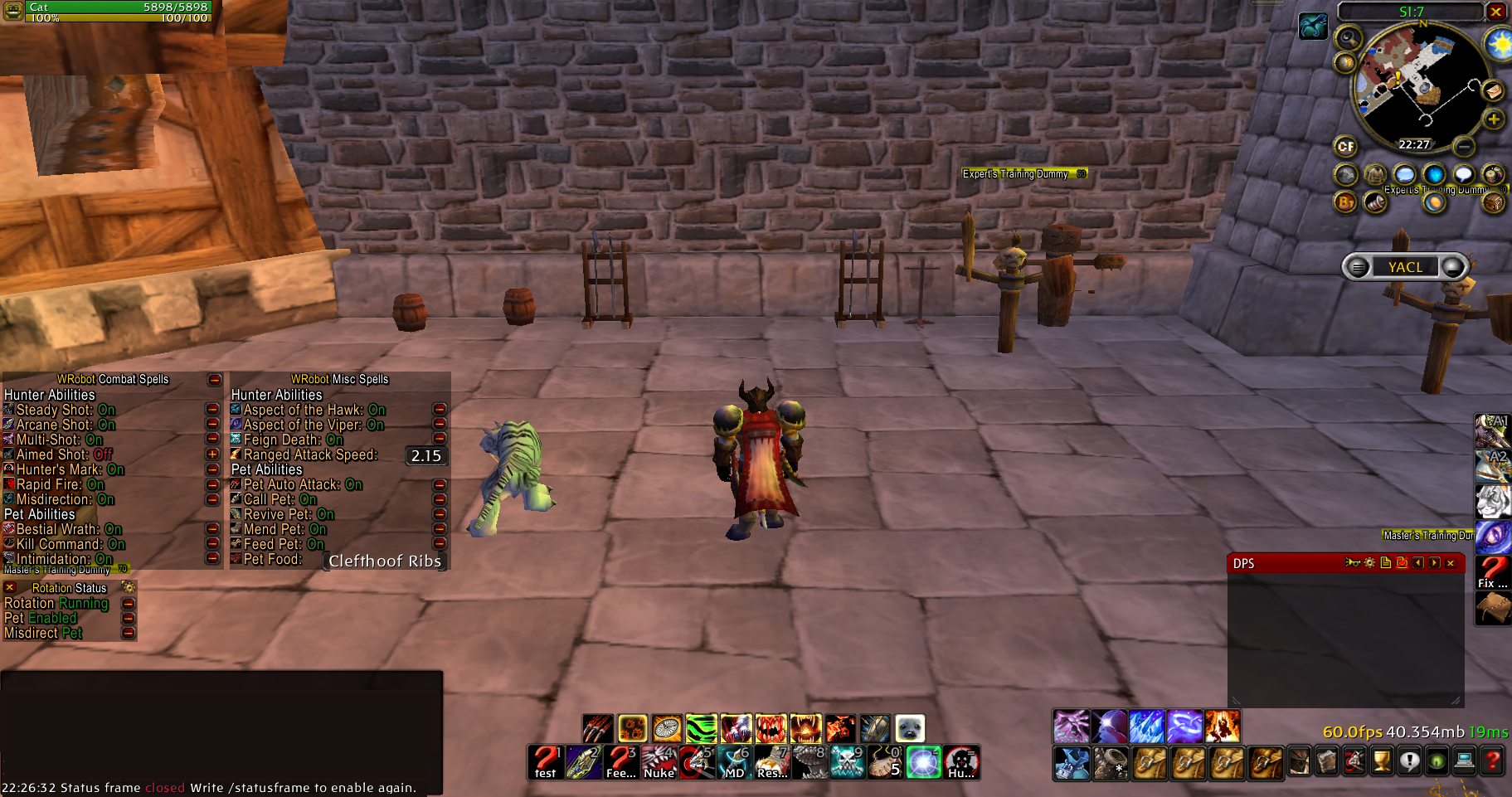 Demo Pve Beastmaster Hunter Tbc 2 4 3 By Ordush Fight Classes Tbc Wrobot
